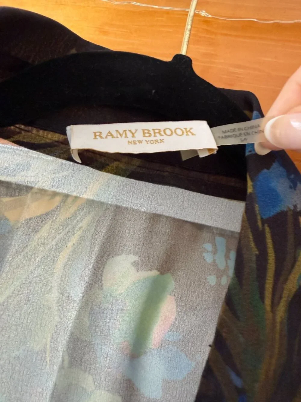 Ramy Brook Sheer Button Down